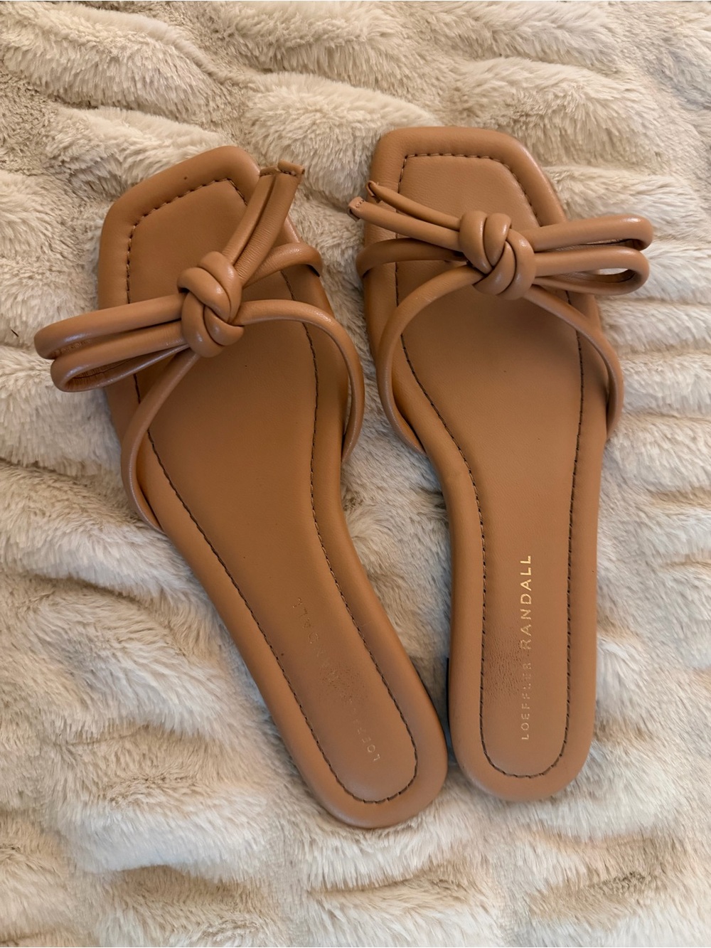 Loeffler Randal Hadley Sandal in Dune